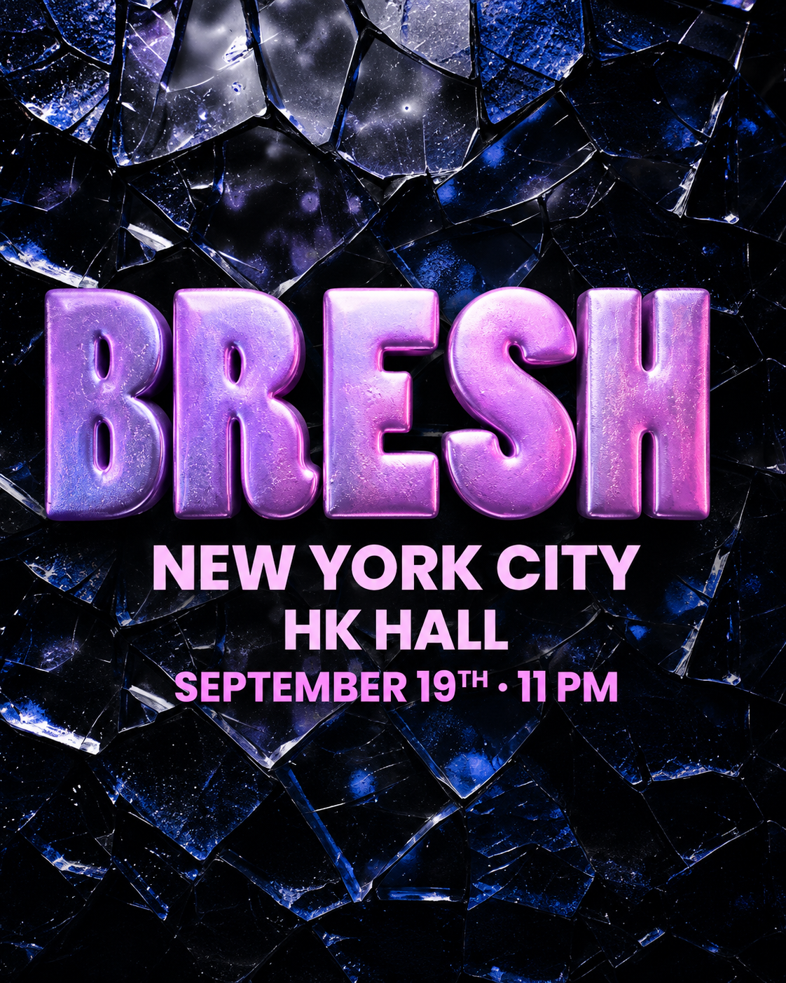 Bresh NYC party at HK Hall New York City September 19 11PM Latin music event