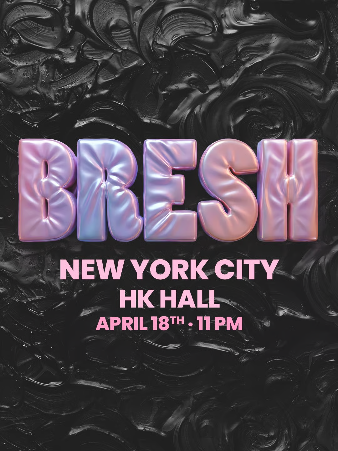 Bresh NYC party at HK Hall New York City April 18 11PM Latin music event