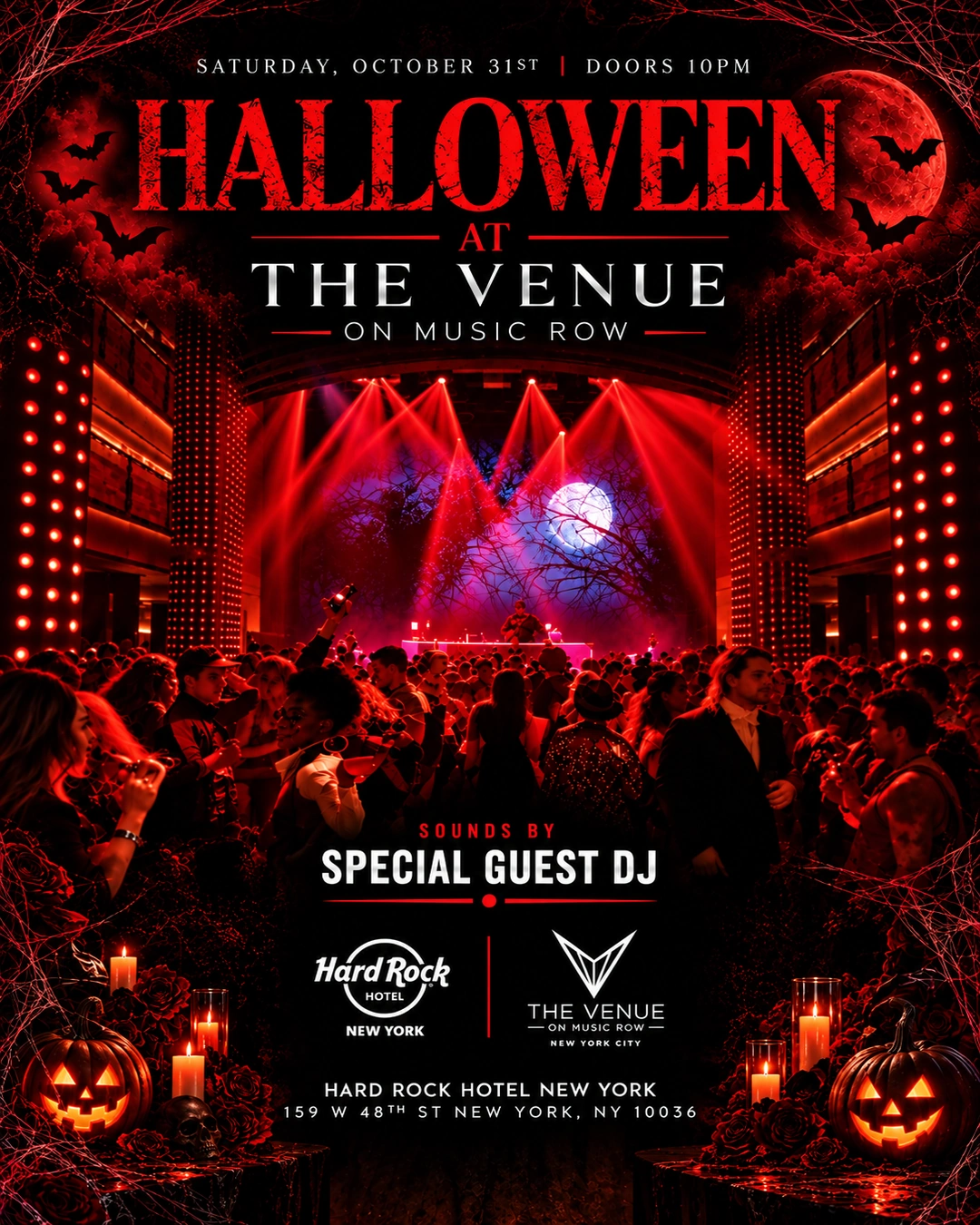 Halloween at Hard Rock Hotel NYC 2026 – The Venue on Music Row