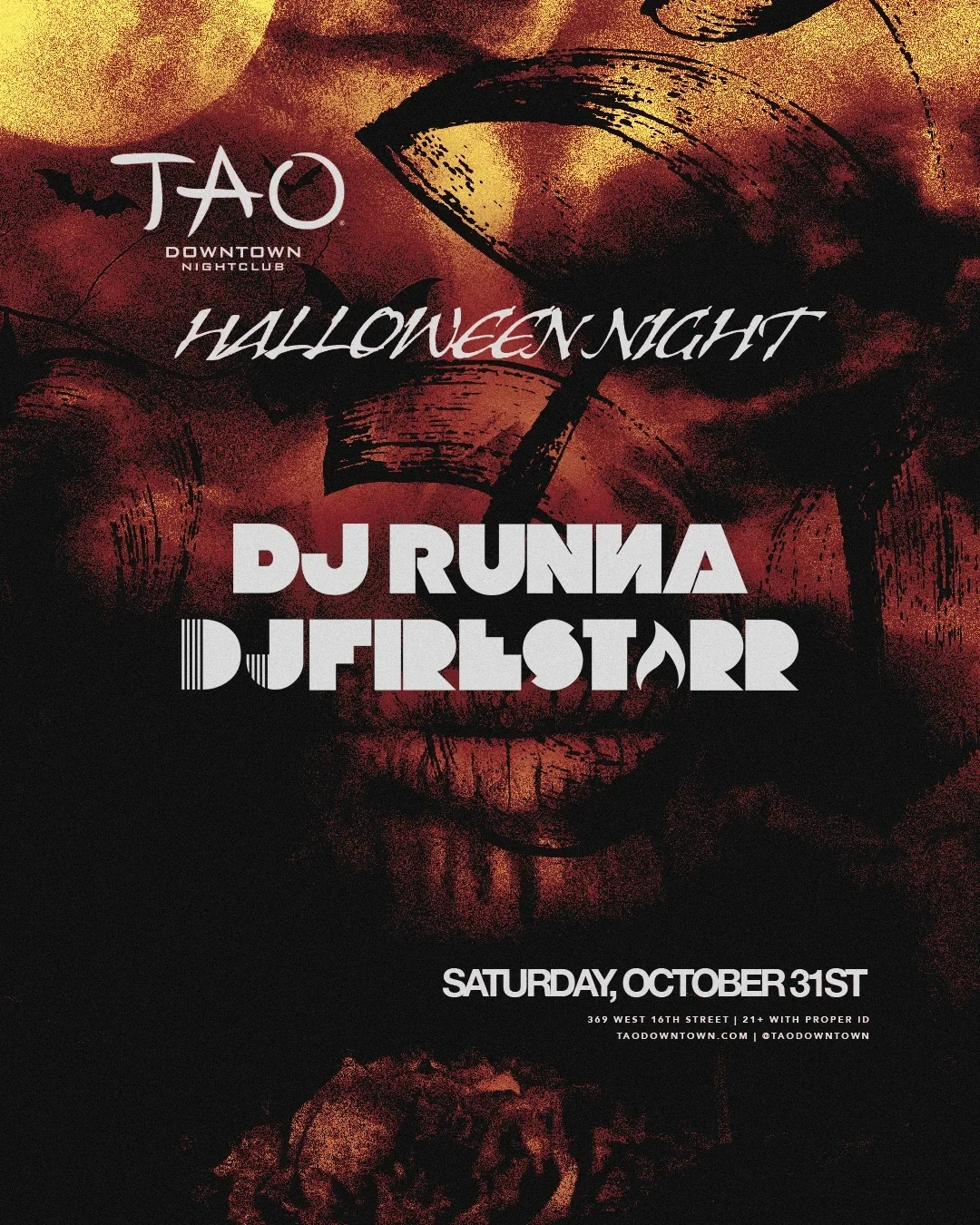 TAO Downtown Halloween NYC 2026