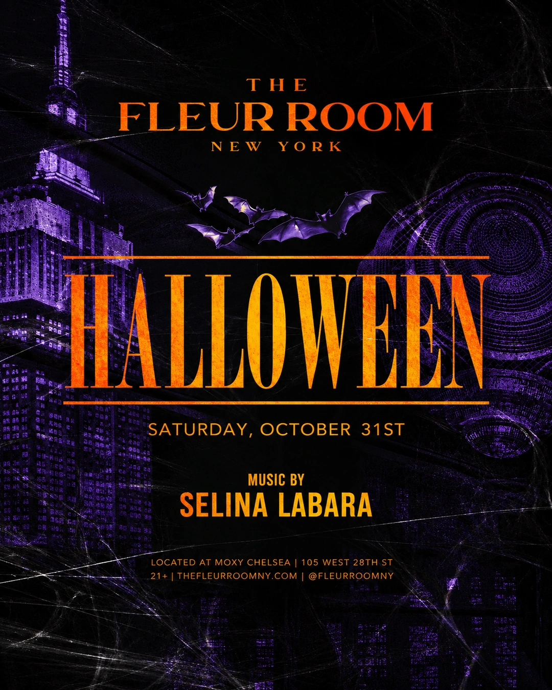 Fleur Room Halloween Night NYC 2026