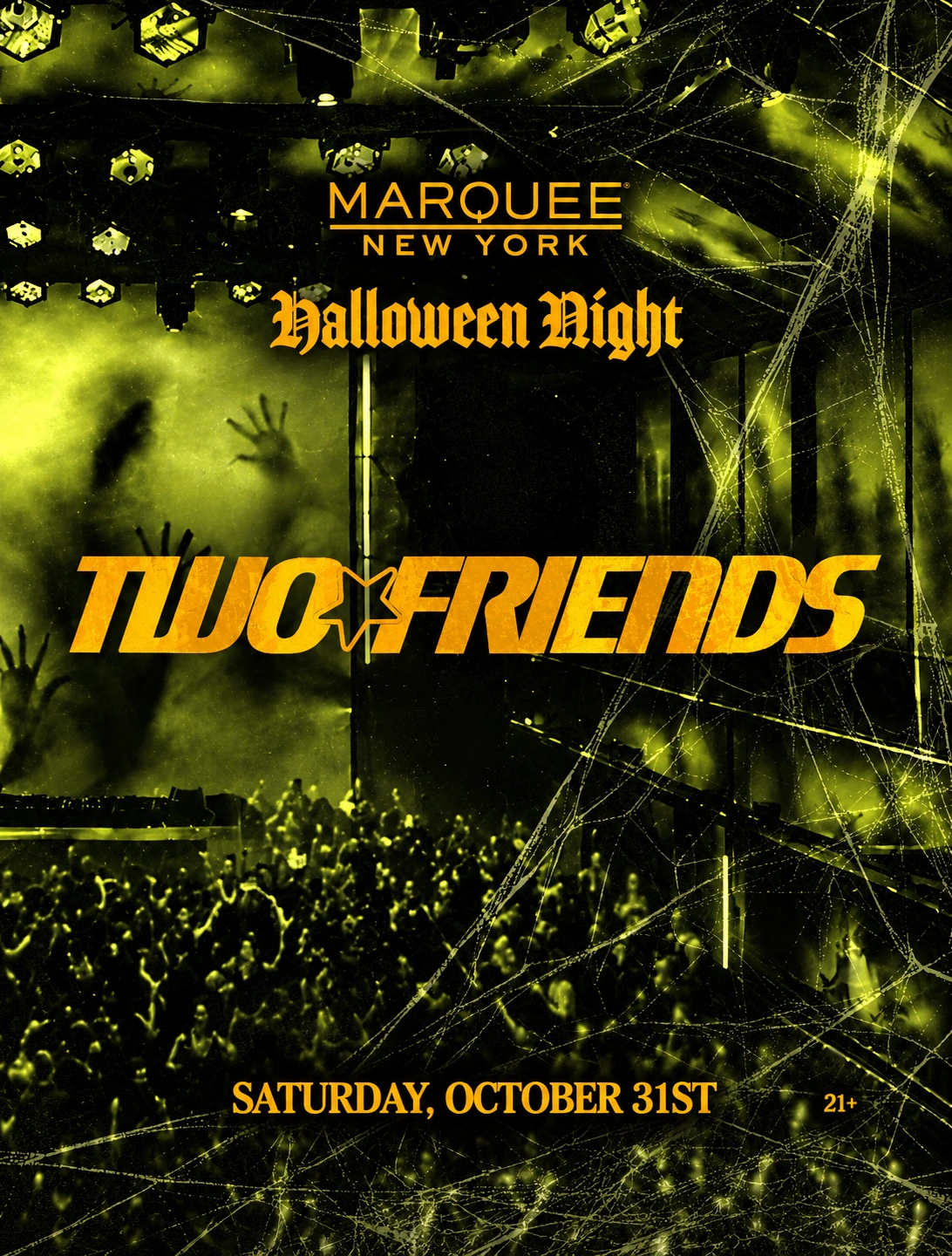 Marquee Halloween NYC with Two Friends 2026